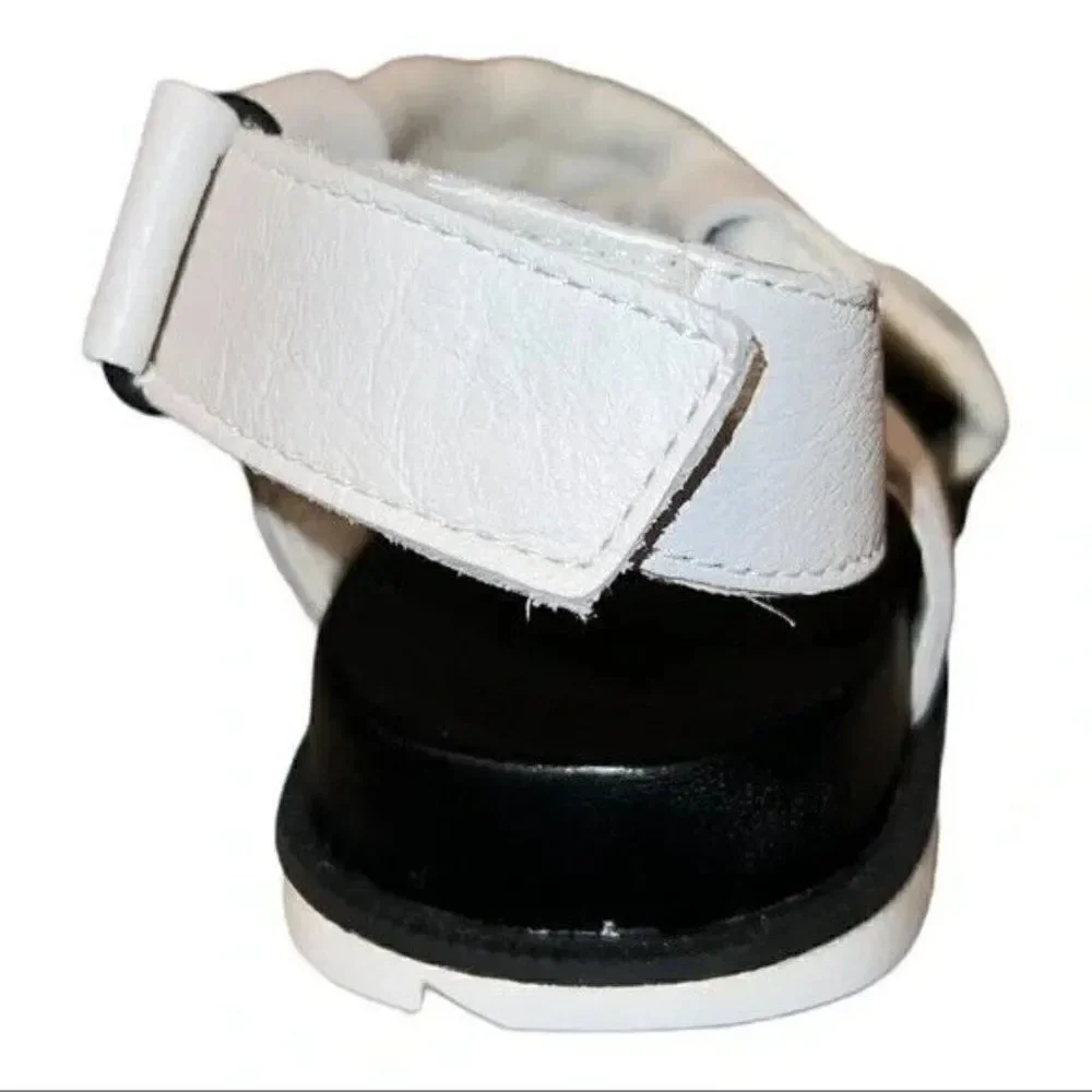 Sorel Women's Roaming Decon Sandals Sea Salt White Leather 8.5M New - Picture 4 of 6